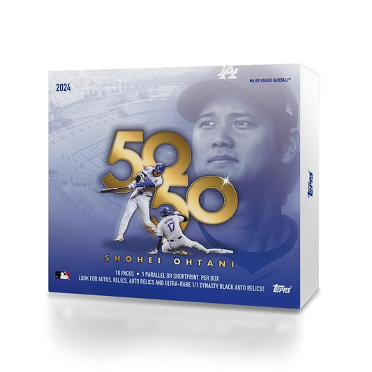 2024 Topps 50/50: Shohei Ohtani Baseball 10-Pack Box