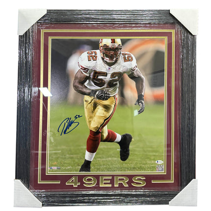 Patrick Willis Signed Custom Framed 16"x 20" Photo with Beckett Certification