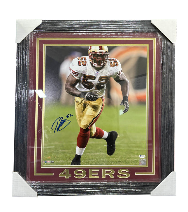 Patrick Willis Signed Custom Framed 16"x 20" Photo with Beckett Certification