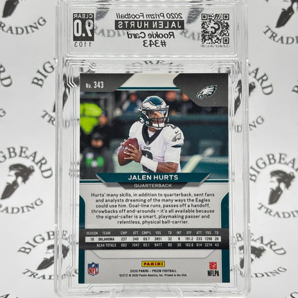 2020 Prizm Jalen Hurts RC CCG 9