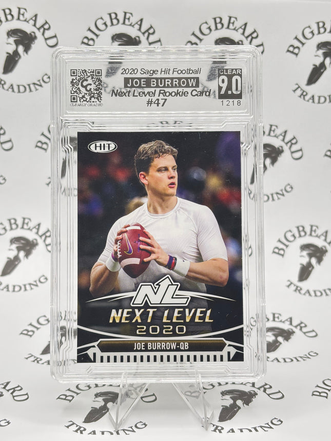 2020 Sage Hit Joe Burrow Next LEvel RC CCG 9