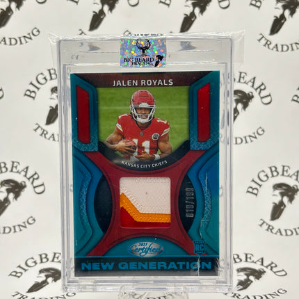 2025 Certified New Generation Jalen Royals #NGJ-JRS (RC,MEM) 19/199