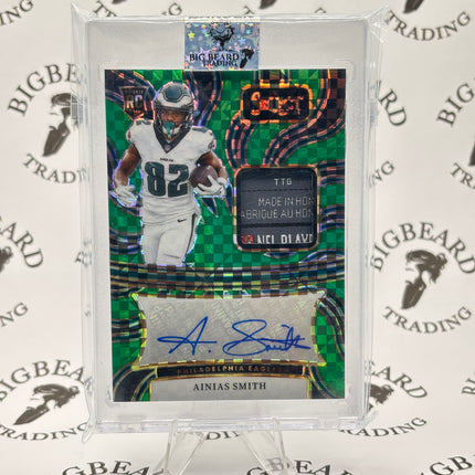2024 Panini Select Rookie Signature Memorabilia Ainias Smith RC 1/5