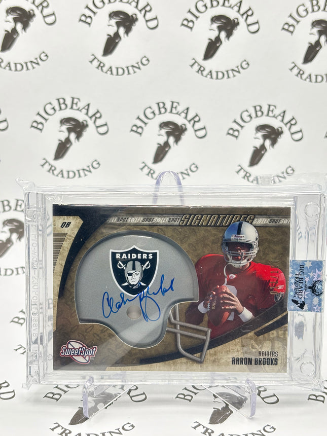 2006 Upper Deck Sweet Spot Signatures Aaron Brooks Auto 011/100