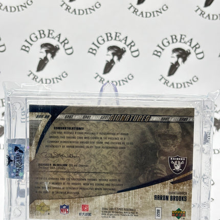2006 Upper Deck Sweet Spot Signatures Aaron Brooks Auto 011/100