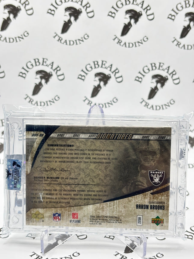 2006 Upper Deck Sweet Spot Signatures Aaron Brooks Auto 011/100