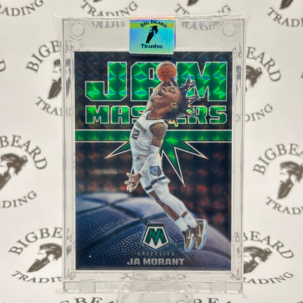 2021-22 Panini Mosaic #2 Ja Morant Jam Masters Mosaic Green Memphis Grizzlies