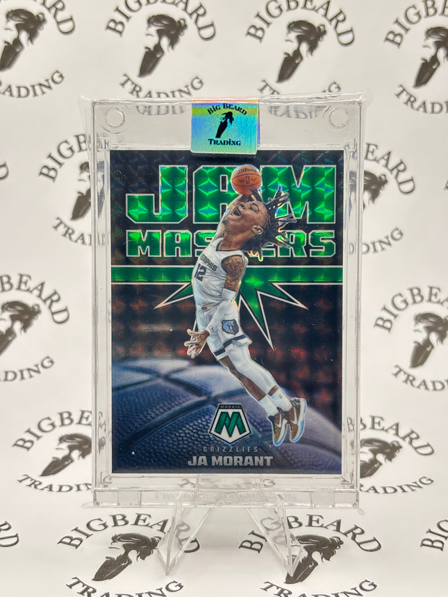 2021-22 Panini Mosaic #2 Ja Morant Jam Masters Mosaic Green Memphis Grizzlies