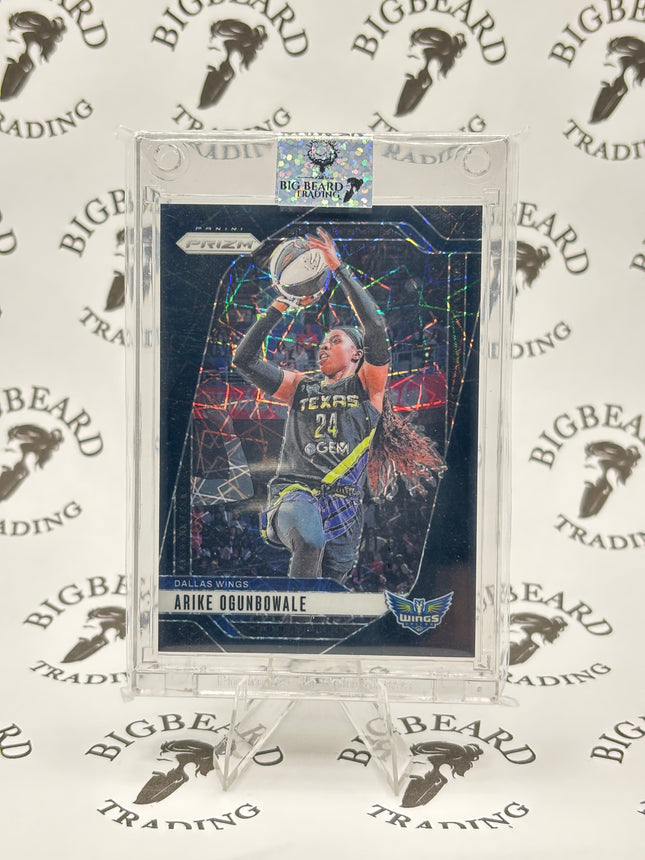 2024 Panini Prizm WNBA Arike Ogunbowale Black Velocity Prizm 3/39 Wings #28