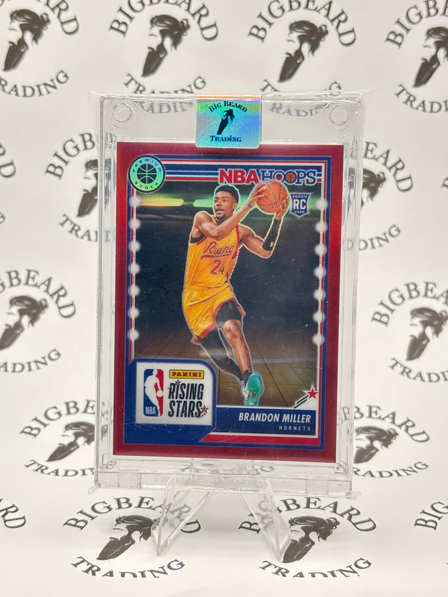 2023-24 Panini Premium Stock Brandon Miller #298 RC Rookie Red 238/275