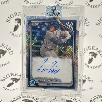 2024 Bowman Chrome Roc Riggio #BMA-RR Mojo Autograph