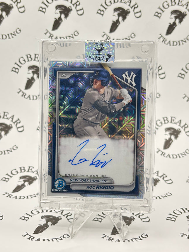 2024 Bowman Chrome Roc Riggio #BMA-RR Mojo Autograph