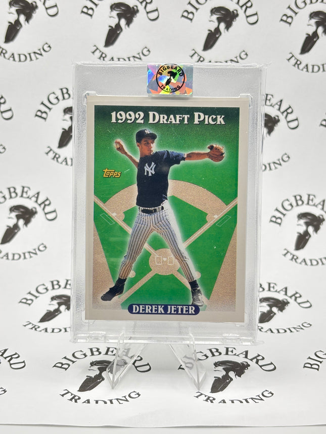 1993 Topps Baseball Derek Jeter #98 1992 Draft Pick RC Rookie