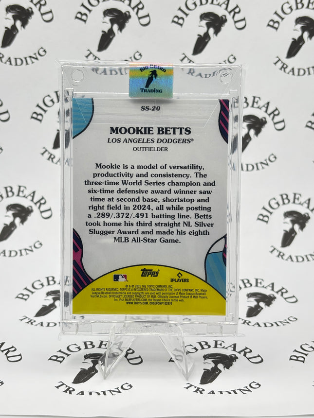 2025 Topps Series 2 #SS-20 Mookie Betts Summer Superstars