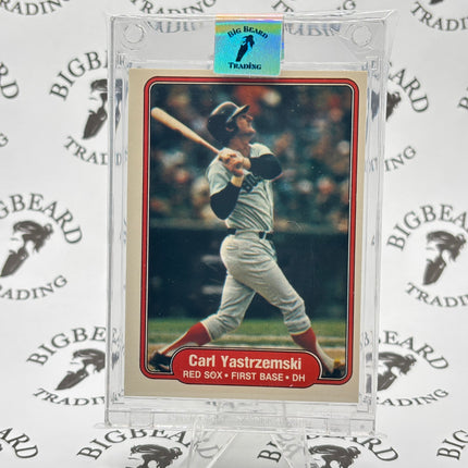 1982 Fleer #312 Carl Yastrzemski Red Sox