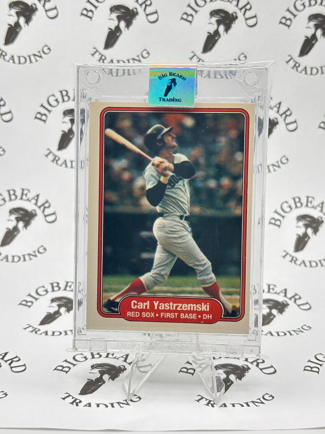 1982 Fleer #312 Carl Yastrzemski Red Sox