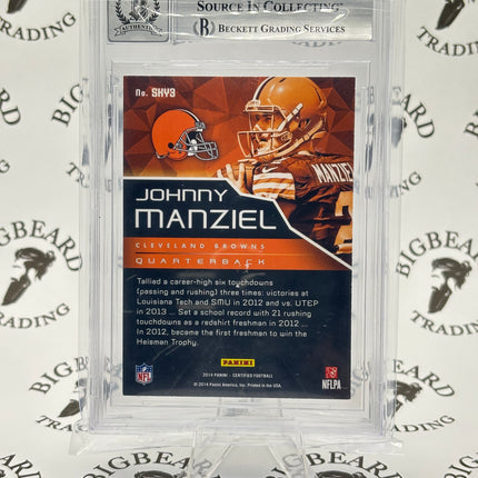 2014 Certified Sky's the Limit Johnny Manziel RC Auto BGS AUTH 10 AUTO