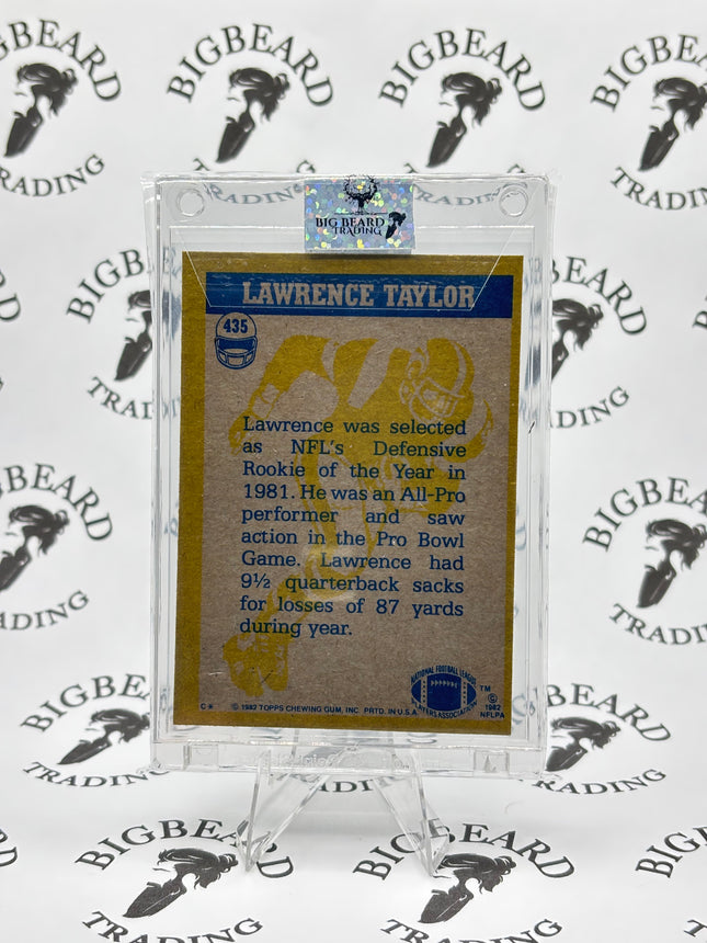 1982 Topps In Action Lawrence Taylor #435 (RC)