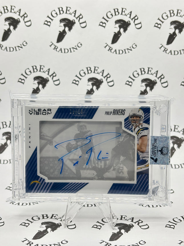 Panini Clear Visions Philip Rivers Auto # 9 19/25