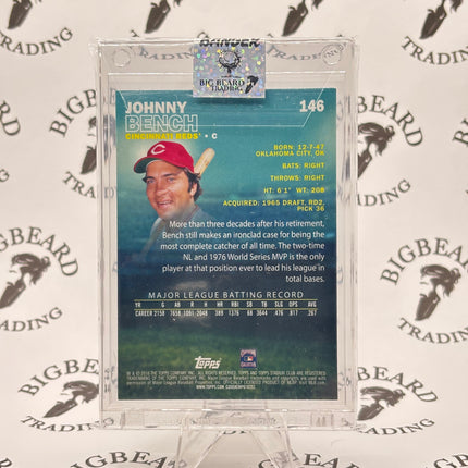 2016 Stadium Club #146 Johnny Bench