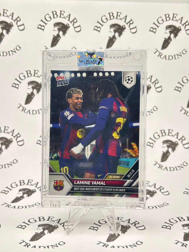2025-26 UEFA UCL Topps NOW #65 Lamine Yamal