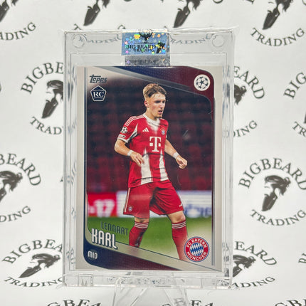 2025-26 Topps Flagship UEFA Lennart Karl #187 RC Rookie Base