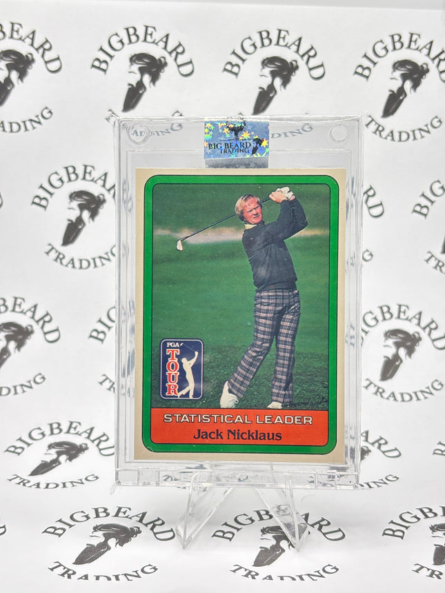 1981 donruss jack nicklaus statistical leader