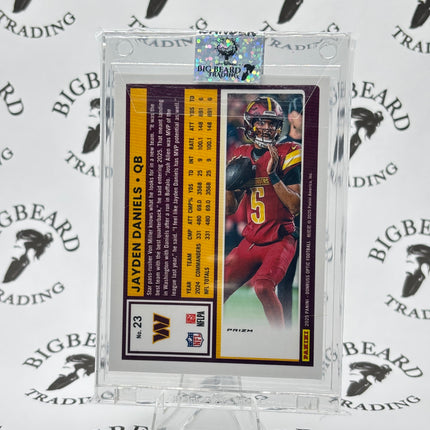 Jayden Daniels 2025 Donruss Optic #23 Silver Holo Foil Prizm Commanders