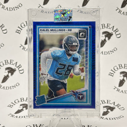 Kalel Mullings 2025 Donruss Optic Rated Rookie #262 Blue Scope