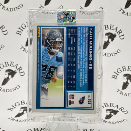 Kalel Mullings 2025 Donruss Optic Rated Rookie #262 Blue Scope