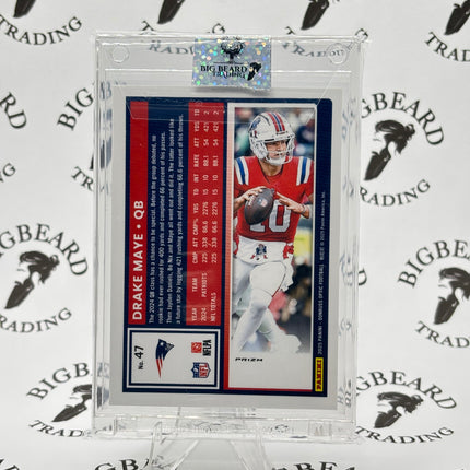 2025 Donruss OPTIC DRAKE MAYE SILVER Holo Prizm New England Patriots #47