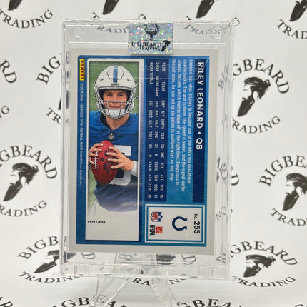 2025 Panini optic - Rated Rookie Riley Leonard #255 Blue Scope Prizm (RC)