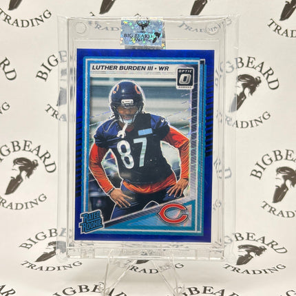 2025 Donruss Optic Luther Burden III #275 RC Rated Rookie Blue Scope Prizm