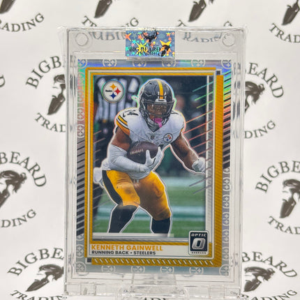 2025 Panini Donruss Optic Kenneth Gainwell #97 Team Emoji SP Pittsburgh Steelers