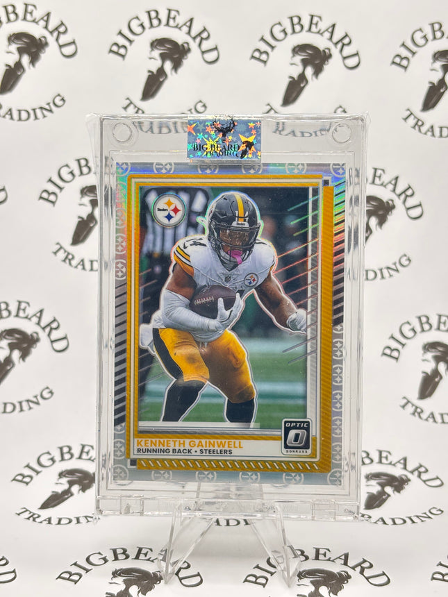 2025 Panini Donruss Optic Kenneth Gainwell #97 Team Emoji SP Pittsburgh Steelers