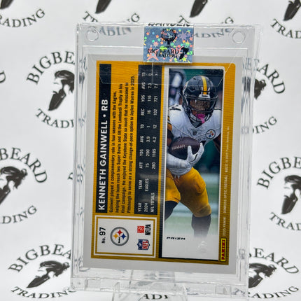 2025 Panini Donruss Optic Kenneth Gainwell #97 Team Emoji SP Pittsburgh Steelers