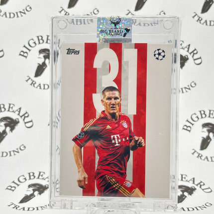 Bastian Schweinsteiger Legendary Numbers #BB-8 - Topps Flagship UEFA UCC 2025-26