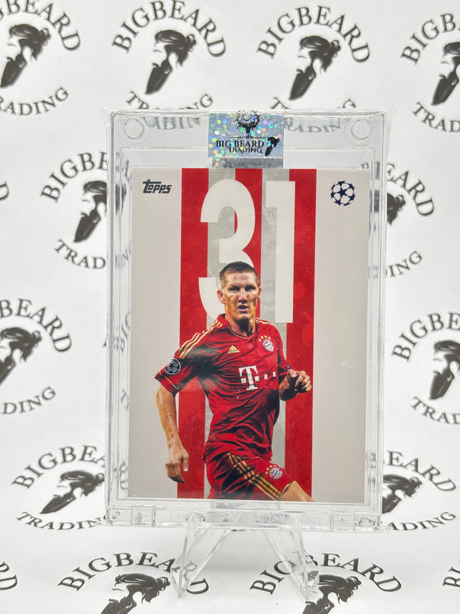 Bastian Schweinsteiger Legendary Numbers #BB-8 - Topps Flagship UEFA UCC 2025-26