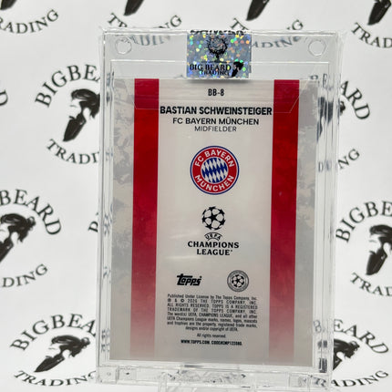 Bastian Schweinsteiger Legendary Numbers #BB-8 - Topps Flagship UEFA UCC 2025-26