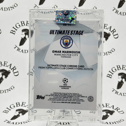 2025-26 Topps UEFA UCC Flagship Omar Marmoush Ultimate Stage 133/150