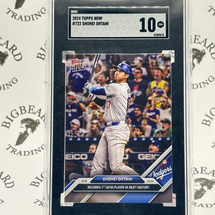 2024 Topps Now #722 Shohei Ohtani SGC 10