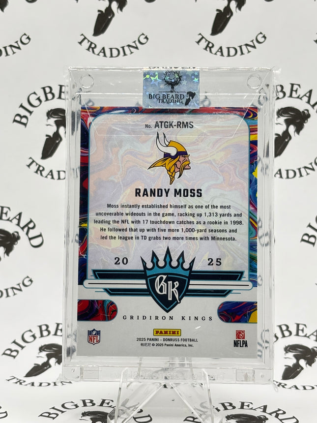 2025 Donruss All Time Gridiron Kings Randy Moss Bronze 98/100 Minnesota Vikings SP