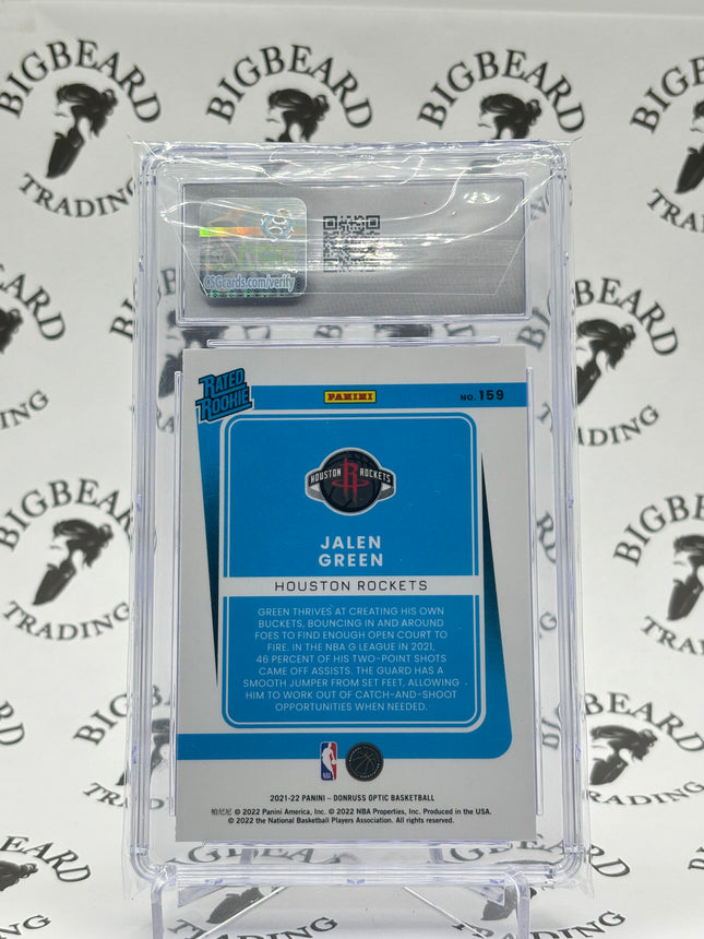 2021-2022 Donruss Optic #159 Jalen Green CSG 10