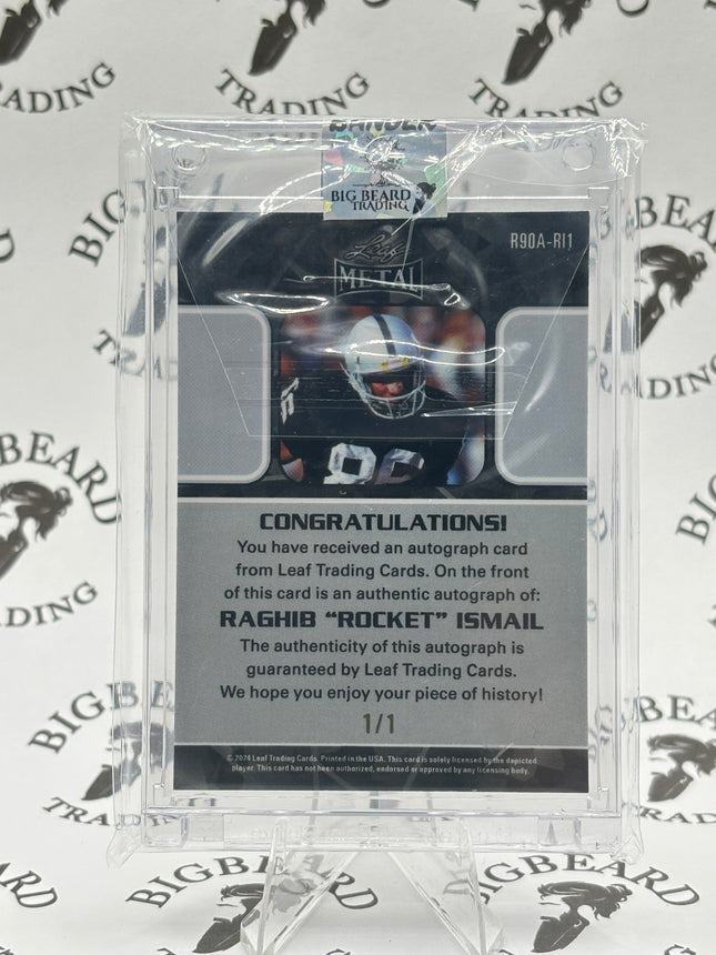 2024 Leaf Metal Raghib Rocket Ismail Auto 1/1