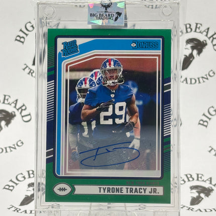 2024 Donruss Tyrone Tracy Jr. Rated Rookie Auto
