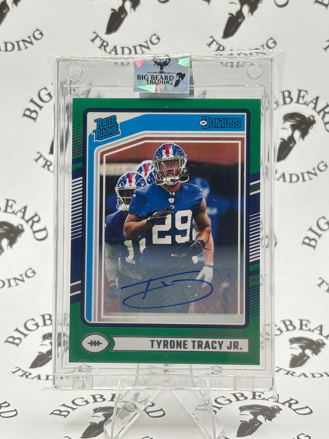 2024 Donruss Tyrone Tracy Jr. Rated Rookie Auto