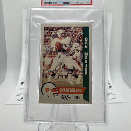 1986 Dolphins Police Dan Marino PSA 10