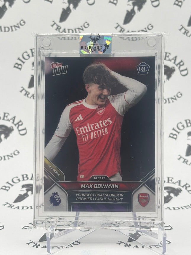 2025-26 Topps Now Premier League EPL Max Dowman Rookie RC #156
