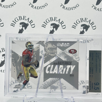 2015 Panini Clear Vision Colin Kaepernick Clarity #CL-32 49ers U7176 BGS 9.5