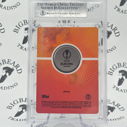 2024 Topps Merlin UEFA CC #MG-36 Romelu Lukaku Merlin's Gamers BSG 8.5